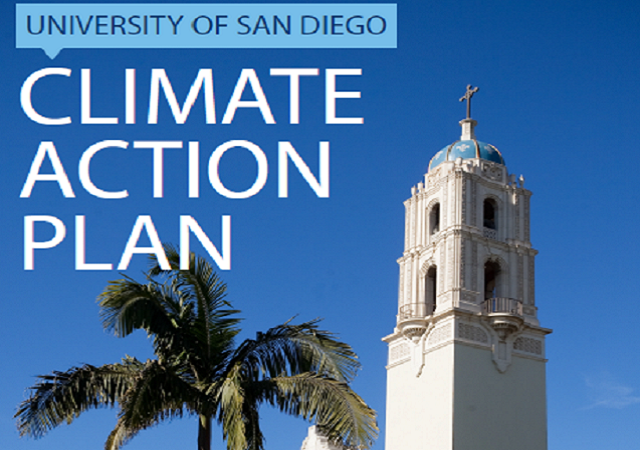 USD climate action plan booklet cover